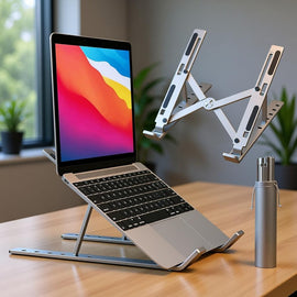 Adjustable Laptop Stand Foldable – Portable Ergonomic Laptop Holder