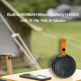 X-316 Mini Bluetooth Speaker – Portable Wireless Outdoor Speaker with USB, TF Card & FM Radio (Random Color)