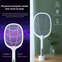 Nova Mosquito Killer Swatter 2-in-1 – Rechargeable Electric Racket & UV Lamp with Type-C Charging