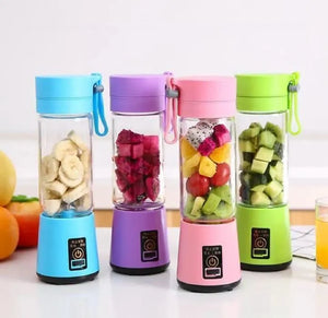 6-Blade Portable Electric Juicer Blender – Multifunctional Smoothie Maker