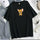 Women Black Cute Mouse Printed T-Shirt – Cotton Casual Wear