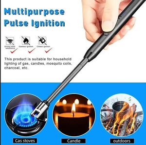 Portable Rechargeable Electric Lighter – USB Plasma Arc Flameless Lighter for Travel & Home