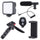High Quality Vlogging Kit – Mobile & DSLR Tripod, Microphone & 360° LED Video Recording Setup